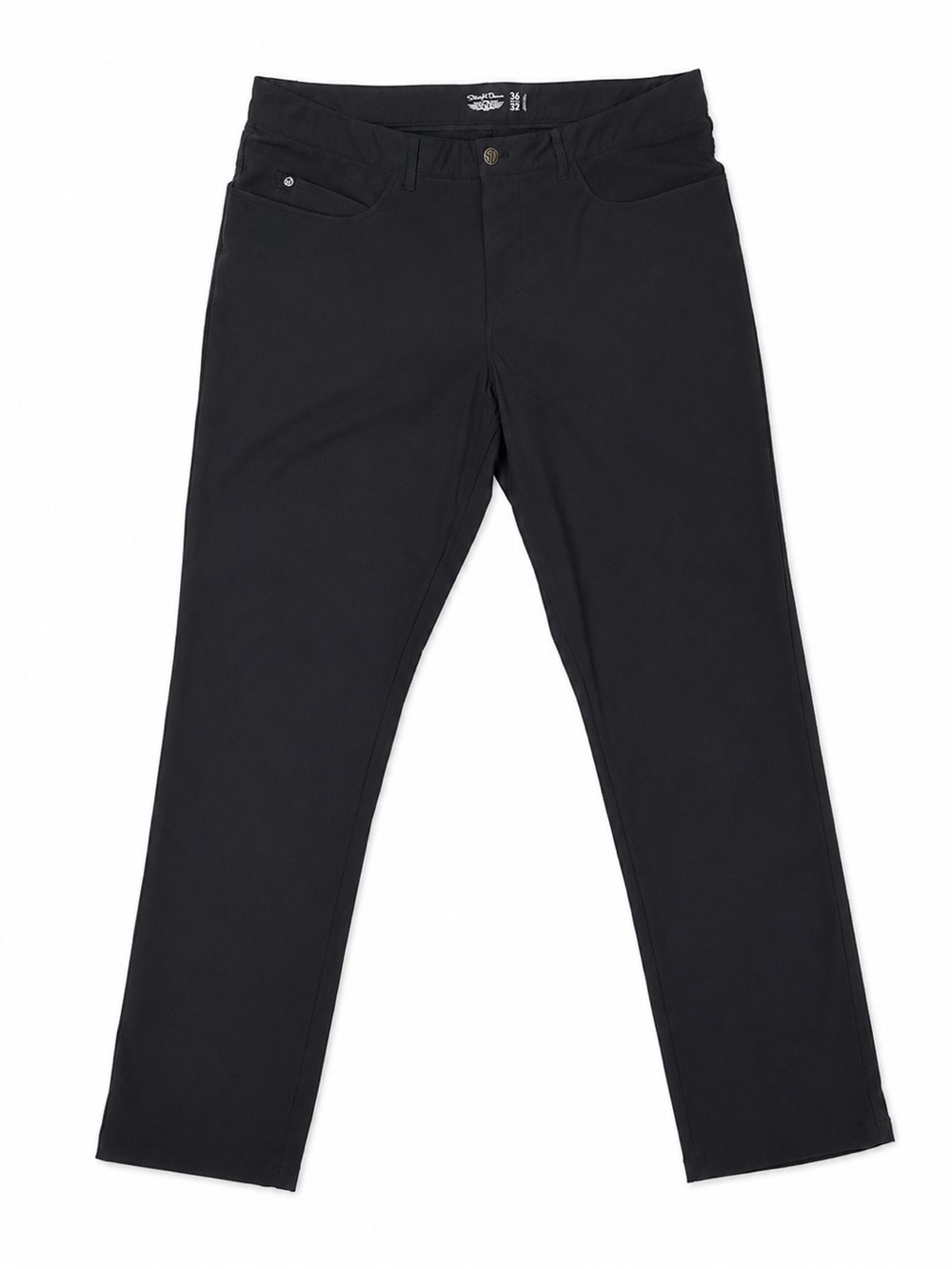 Straight Down Men’s Performance Golf Pants Polyester Articulated Knee 36x32